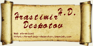 Hrastimir Despotov vizit kartica